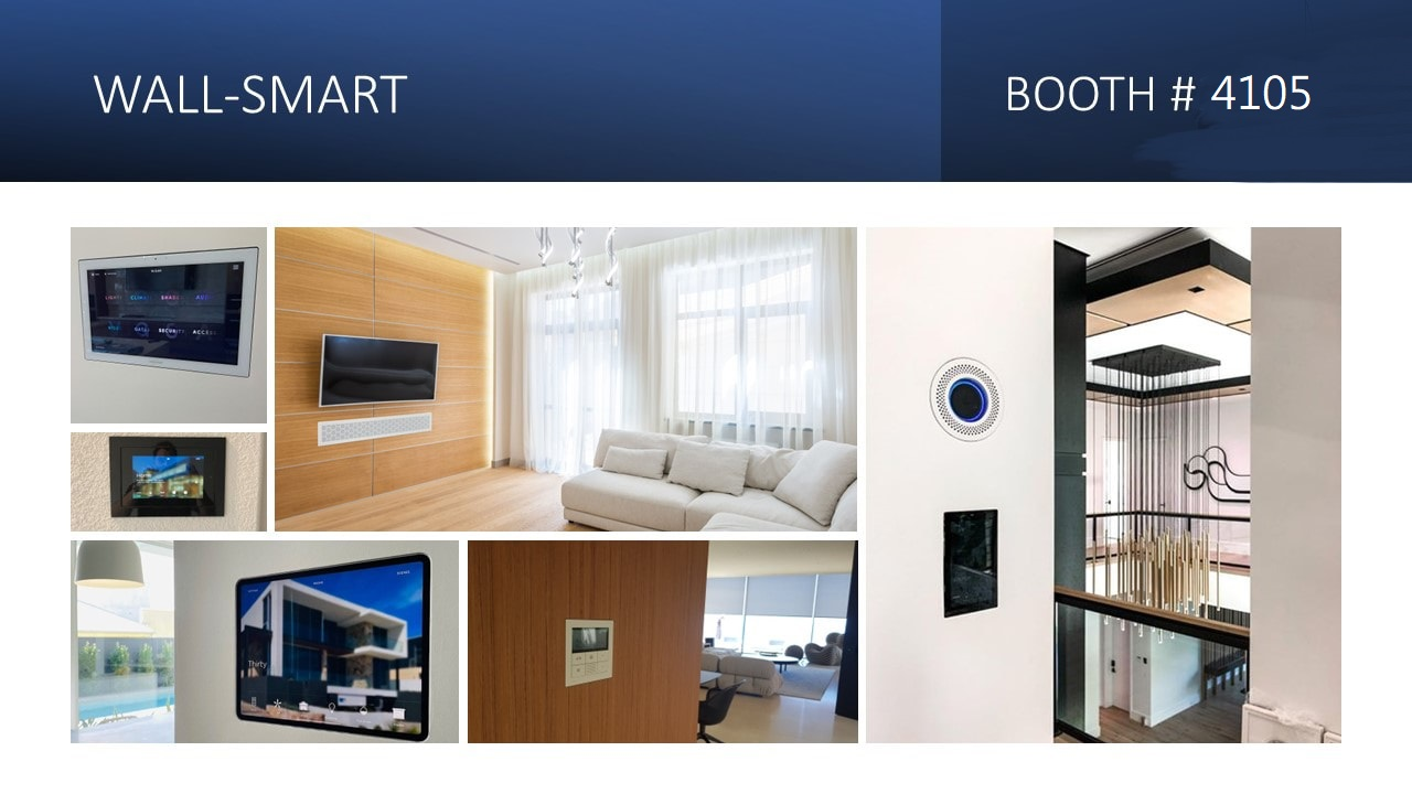 WALL SMART collage we'll be at CEDIA Expo Booth #24055